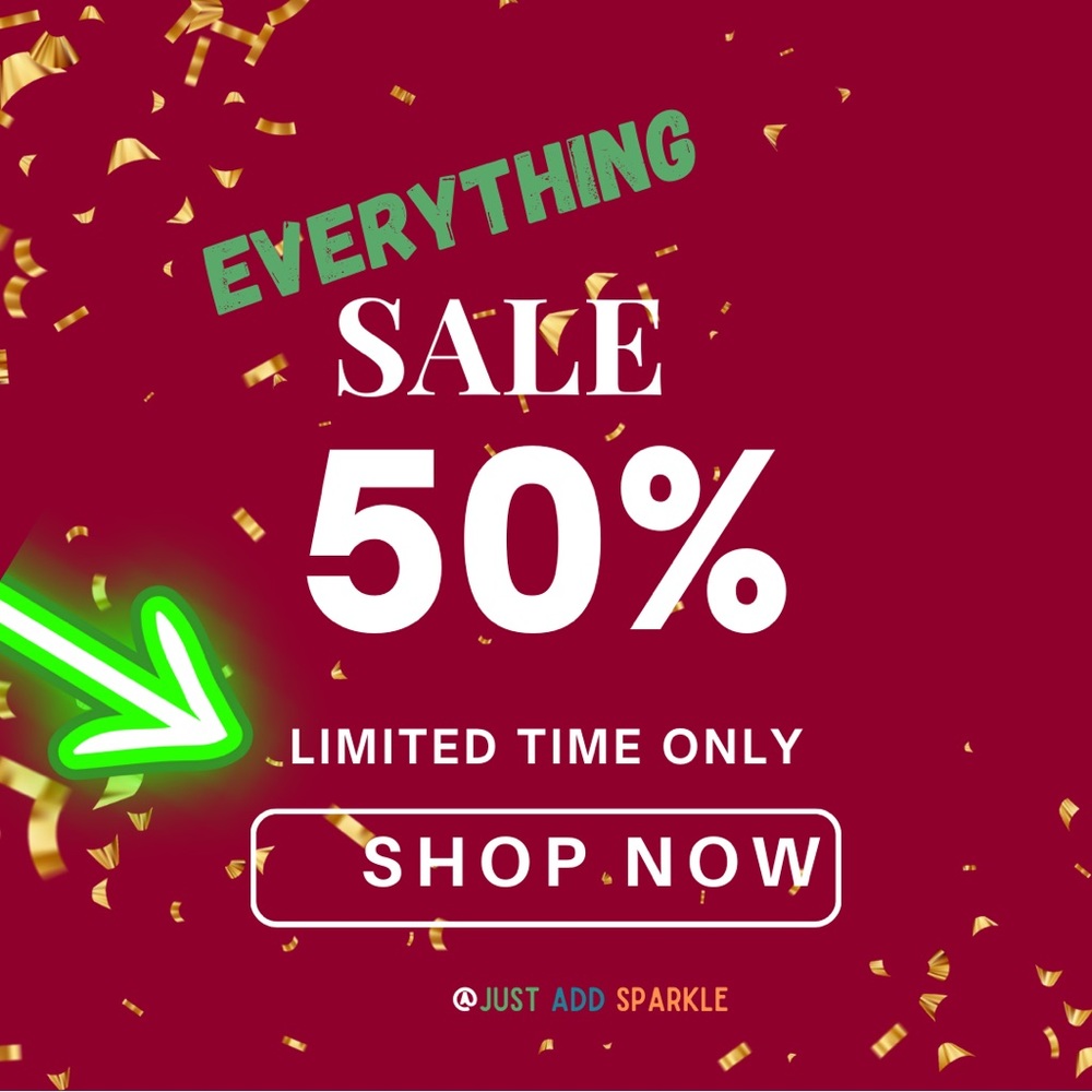 50% Off on Everything in my Closet!
